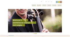 Desktop Screenshot of lignamusica.com